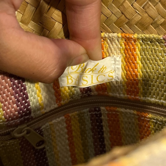 Multicolor Straw Small Bag Purse - Picture 2 of 5
